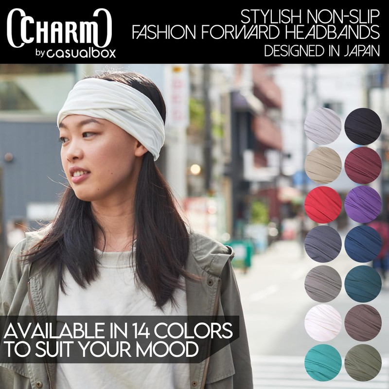 CHARM Headbands For Men & Women – Japanese Style Head