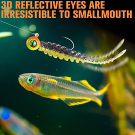 Dovesun Crappie Jig Heads for Fishing Jig Heads for Crappie Walleye Bluegill 1/32oz(0.8g)-25pcs