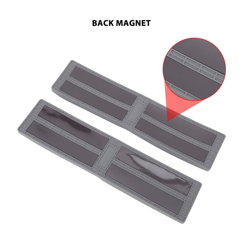 2PCS Stove Top Shelf Silicone Spice Rack Magnetic Back 2