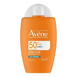 Avène Ultra Fluid Oil Control SPF 50 High Sunscreen for Sensitive Skin, 50 ml Cream