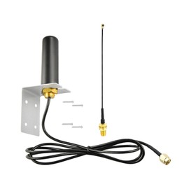 Boobrie 915Mhz LoRa Antenna Omni-Directional 5dBi SMA Male + 15CM Adapter Cable for Meshtastic ESP32 LoRa V3 Development Board OLED Board 915MHz LoRa Module