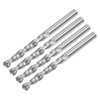 sourcing map Solid Carbide Drill Bits, 3mm C2/K20 Tungsten Carbide