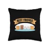 S'more Cookies Marshmallows Best Friends - Funny S'more Throw Pillow