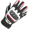 Büse Safe Ride Motorcycle Gloves, Black/White/Red, 8