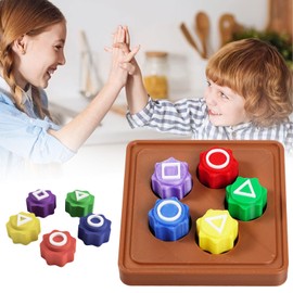 Stone Pick-up Game, Lucktree Korean Traditional Play Game, Konggi, Gonggi for Kids, Educational Toys, Korean Folk Play Set, Folk Stone Game (With Pedestal)