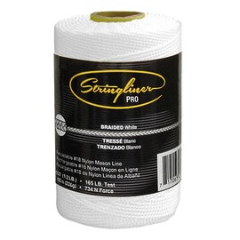Stringliner 35453 Braided Mason Line Replacement Roll Contractor Pack 500' - White (Pack of 1)