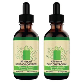 Chlorophyll Liquid Drops All Natural Concentrate Energy Booster Digestion and Immune System Supports Internal Deodorant