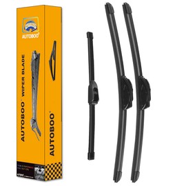 AUTOBOO 28"+14" Windshield Wipers with 13 Inch Rear Wiper Blade Replacement for Hyundai Elantra 2012-2016,Hyundai Elantra GT 2013 2014 2015 2016 2017 -Original Factory Quality (Pack of 3)