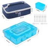 WETRBWEH Snack Box Container with Insulated Cooler Bag, Divided Serving