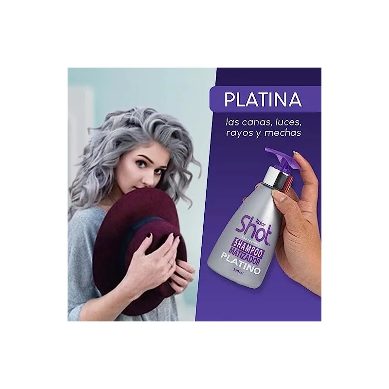 Kolor Shot Profesional Shampoo Kolor Shot Matizador Platino