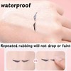 Eyeliner Stamp,Foldable Double Ended Winged Gel Eyeliners Pencil,Waterproof, Smudge Proof,