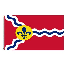 Flag City of St. Louis and Banner Size 3x5 Feet