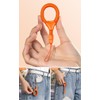 AIXUAN Adjustable Length Smartphone Ring Strap, Blue Braided Cord, Fall