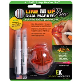 Green Keepers Line-M-Up Pro Dual Golf Ball Marking Aid