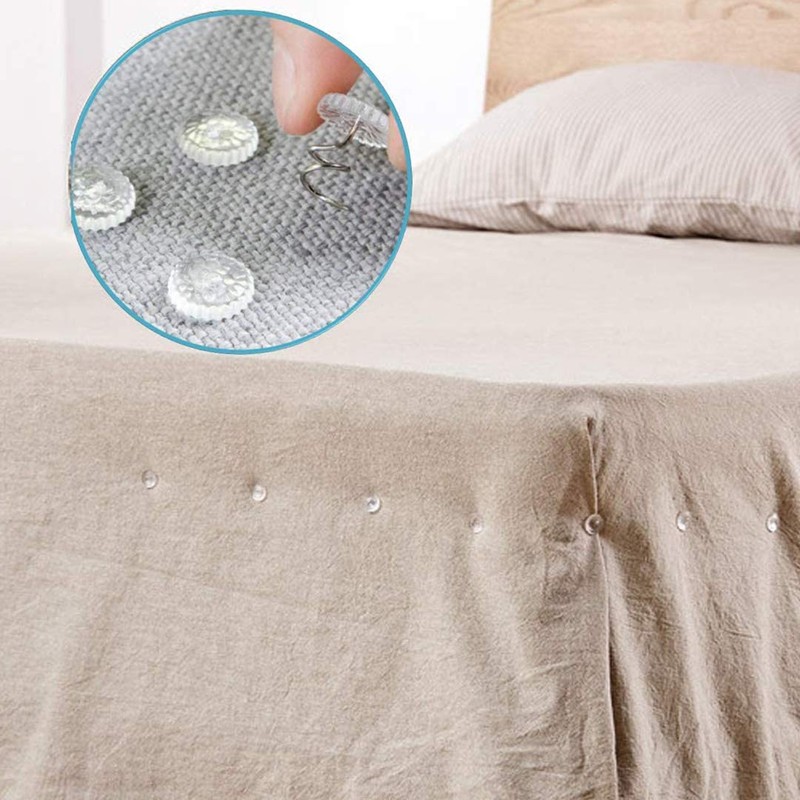 Twist pins，50 Pieces Clear Heads Twist Pins Plastic Head Upholstery