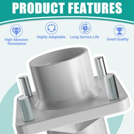 Drive-up EZGO TXT Front Hubs, Golf Cart Front Wheel Hub with Wheel Bearings Assembly Fits EZGO TXT Medalist 2001-2013 Gas and Electric Golf Carts, 70895G01