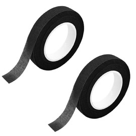 Flora Tape, Black, 2 Rolls, Artificial Flower Tape, Flower Arrangement Kit, Floral Tape, Bouquet, Making, Making Tape, For Florists, Bouquets, Stems, Crafts, Supplies, DIY Materials, Flower Materials,