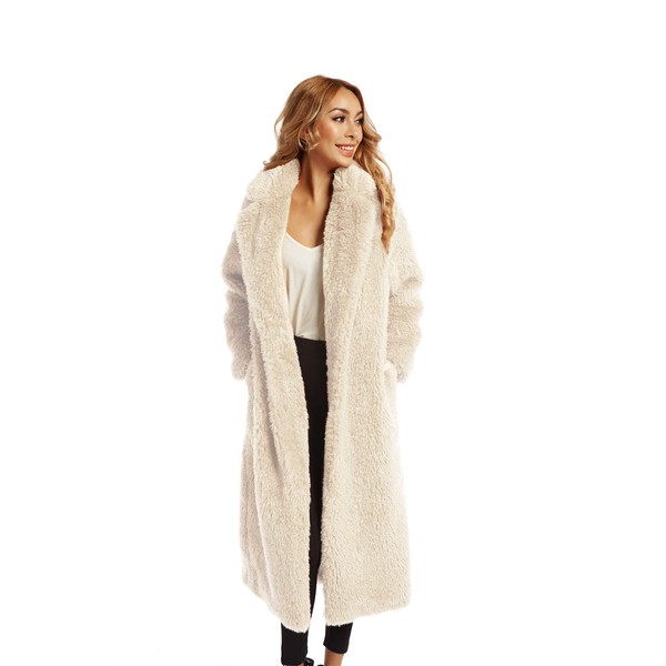 SUGAR POISON Women Faux Fur Winter Coats Comfort Warm Outerwear