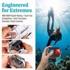 Honghauth 60m/196ft Waterproof Case for Gopro Hero 13/12/11/10/9 Black Action