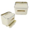 Tissue Box Organizer Multifunctional PP Plastic Space Saving Portable for