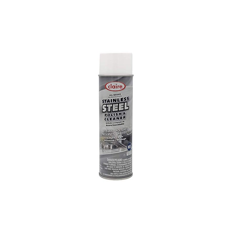 Claire Manufacturing CL8411PK Stainless Steel Polish Cleaner, 15 Ounce (Pack