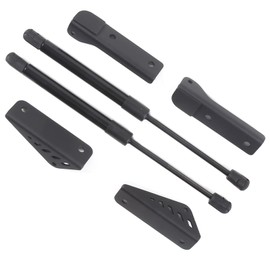 Aotumcer Hood Struts Compatible with 2016 and up Mazda MX-5, Front Bonnet Hood Modify Carbon Fiber Gas Charged Shock Dampers Spring Struts Bar (2 PCS) (Black)