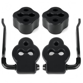 6PCS Exhaust Muffler Rubber Isolator Hanger With Support Bracket Compatible with Ford Crown Victoria/Mercury Grand Marquis/Lincoln Town Car 2003-2011, for Mercury Marauder 2003-2004 4W1Z-5A246-AB