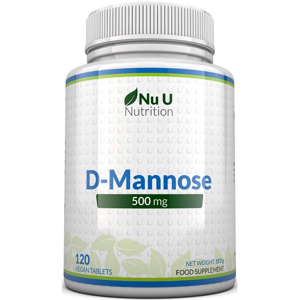 D-Mannose Tablets 500mg | 120 Tablets | High Strength |