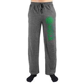 SuperHeroStuff Incredible Hulk Fist Men's Pajama Pants- Large (36-38) Grey