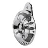 Unbranded Chrome 110dB Horn Speaker Cover For Harley Dyna Super