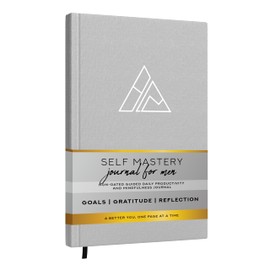 Self-Mastery Journal for Men - Daily Productivity Journal for Happiness, Gratitude Journal, Mindfulness, Self Care & Reflection – Goal Journal, Guided Journal for Men & Women – Inspirational Journal
