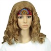 Sunshine Joy Paisley Hippie Bandana 22x22 Inches - Classic Red