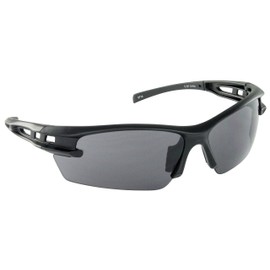 SAS Safety 5511-02 Spectro Safety Glasses - Black Frame - Gray Lens - Polybag