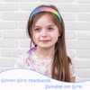 Tihebax Headband for Girls Women Rainbow Headband Sparkly Girls Headbands