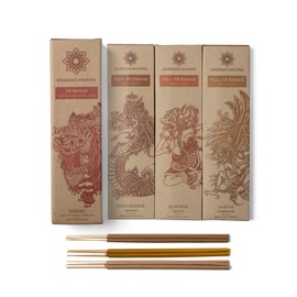 Jembrana Incense Sticks-Agarwood,Turmeric & Frankincense-100% Natural-Handmade-Hand Crafted-Insense-Sticks-Chemical-Free (120 Sticks)