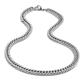 Urban Jewelry 316 Stainless Steel Men's Chain Necklace Statement Piece (21 inches)