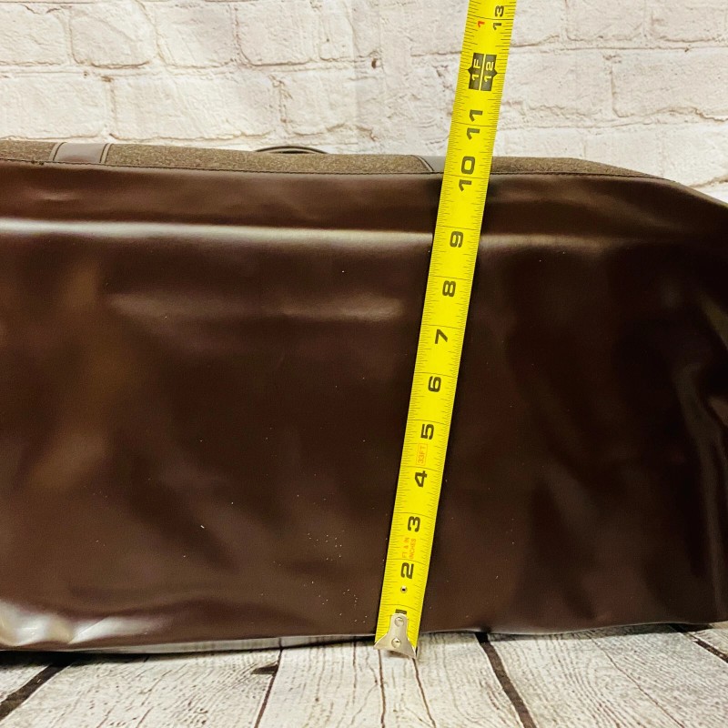 ARAMIS MEN SUEDE DUFFLE BAG BROWN - NEW