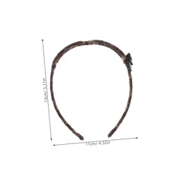 WOONEKY Frame Headband Plaid Christmas Headband Festive Hairband for Women Men Comfort Eyewear Accessory Photo Booth Props