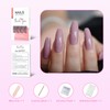 CoolNail Dark Purple Pink Press on False Nails Extra Long