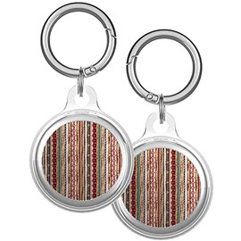 XtremePads Case, Compatible with Apple Airtags Finder - Protective Soft TPU Keychain Cover, for Pets, Bags, Keys (Ethnic Boho Tribal)