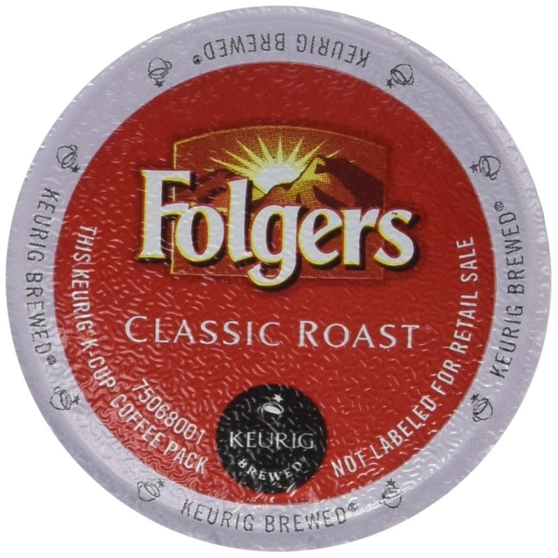 Folgers Classic Roast Coffee Keurig K-Cups, 24 Count (Pack of