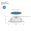 Manufacturers' Select ITC Radiance RV LED Overhead Light with Warm