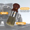KHGUZ 2PCS Car Salve Brush, Vehicle Wood Leather Brushing Cleaner