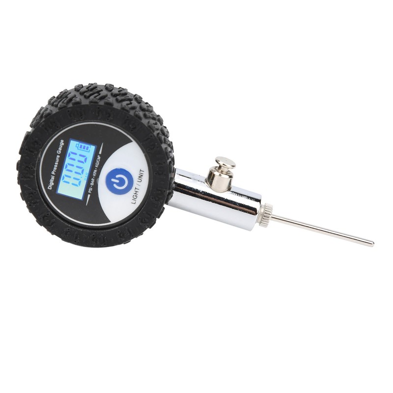 Mini Soccer Ball Pressure Gauge Volleyball Basketball Barometers with Digital