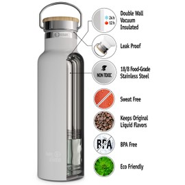 Kids Water Bottle Easy-Sip Straw Lid Leak-Proof Insulated Stainless Steel Thermos Perfect for School & Pickleball 3 Lids BPA-Free Keeps Drinks Cold for 24 Hours