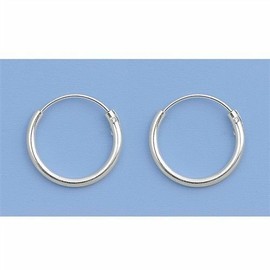 Unbranded 2 Pairs Set Super Small Mini Hoop Earrings Sterling Silver 925 USA Seller 14mm