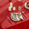 Mysky Home Table Cloth 54x120 Inch Valentine's Day Tablecloth Red