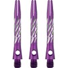Unicorn Dart Shafts | Premier | Anodised Aluminium | Medium 45.0 mm | Purple | 3 Stems