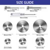 AzureRay 6 Circular Saw Blades for Dremel Accessories, Cutting Discs