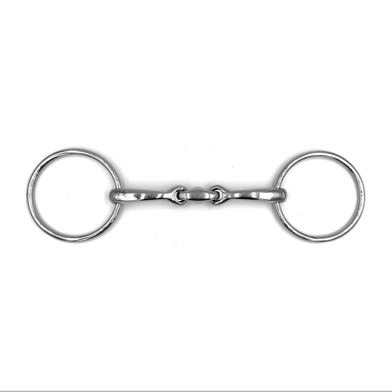Equine Smile ES0122 ErgoBit Water Snaffle Double Broken Anatomically Shaped